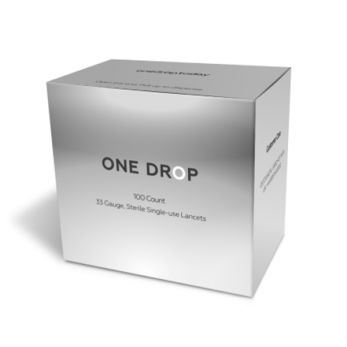 100 одноразовых ланцетов для глюкометра One Drop. 100CT One Drop Lancets